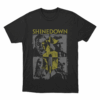 Shinedown Four Portraits Unisex T Shirt Black